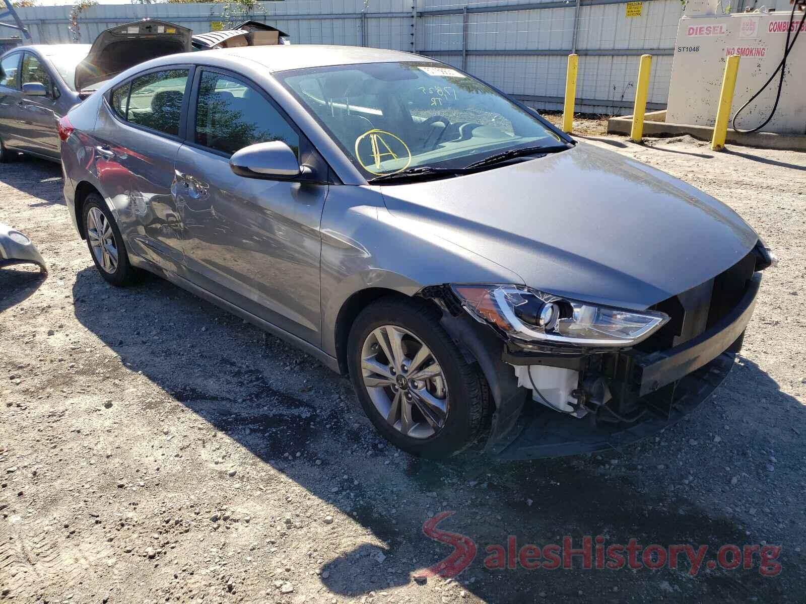 KMHD84LF4JU563060 2018 HYUNDAI ELANTRA