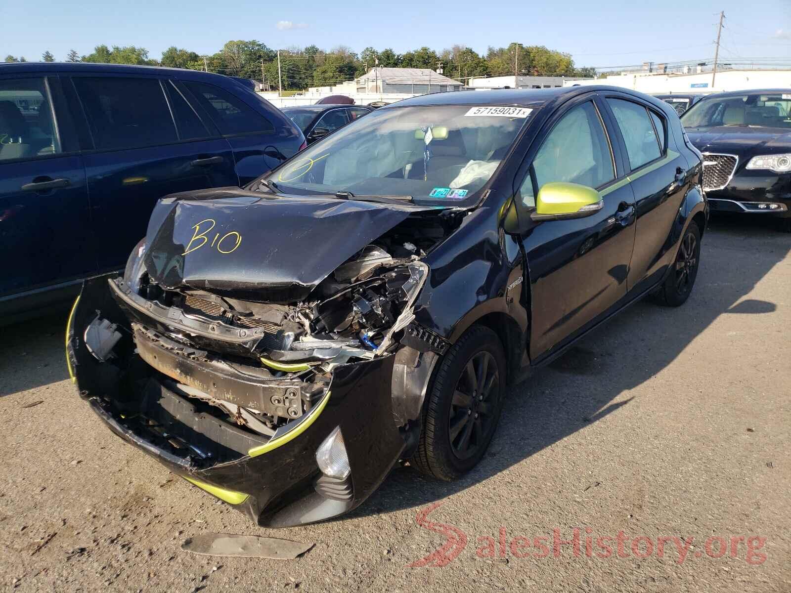 JTDKDTB39G1120048 2016 TOYOTA PRIUS