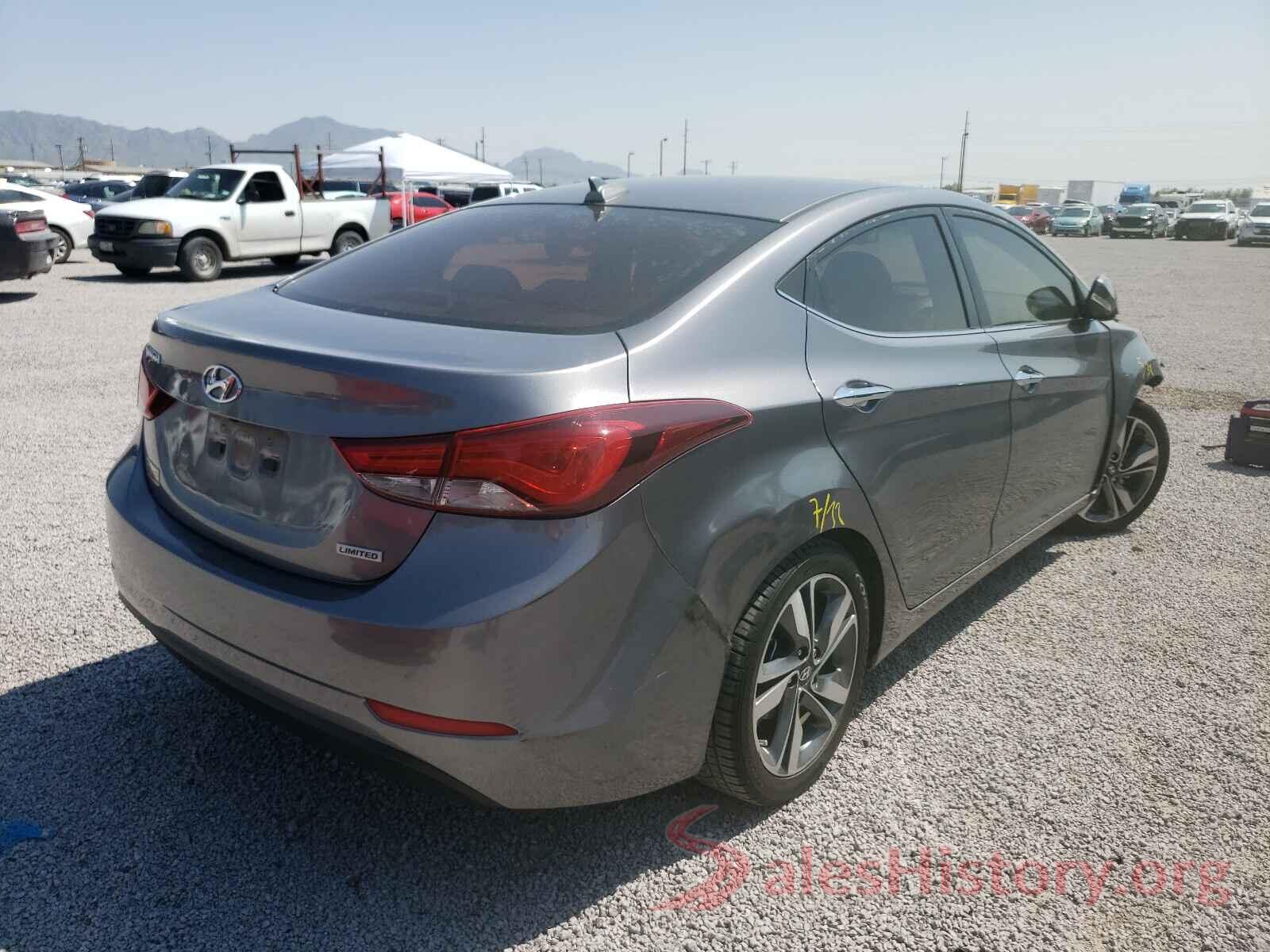 KMHDH4AE5GU636956 2016 HYUNDAI ELANTRA