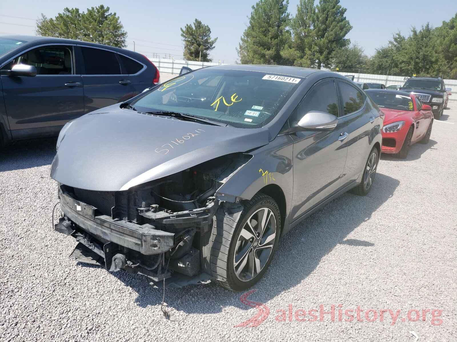 KMHDH4AE5GU636956 2016 HYUNDAI ELANTRA