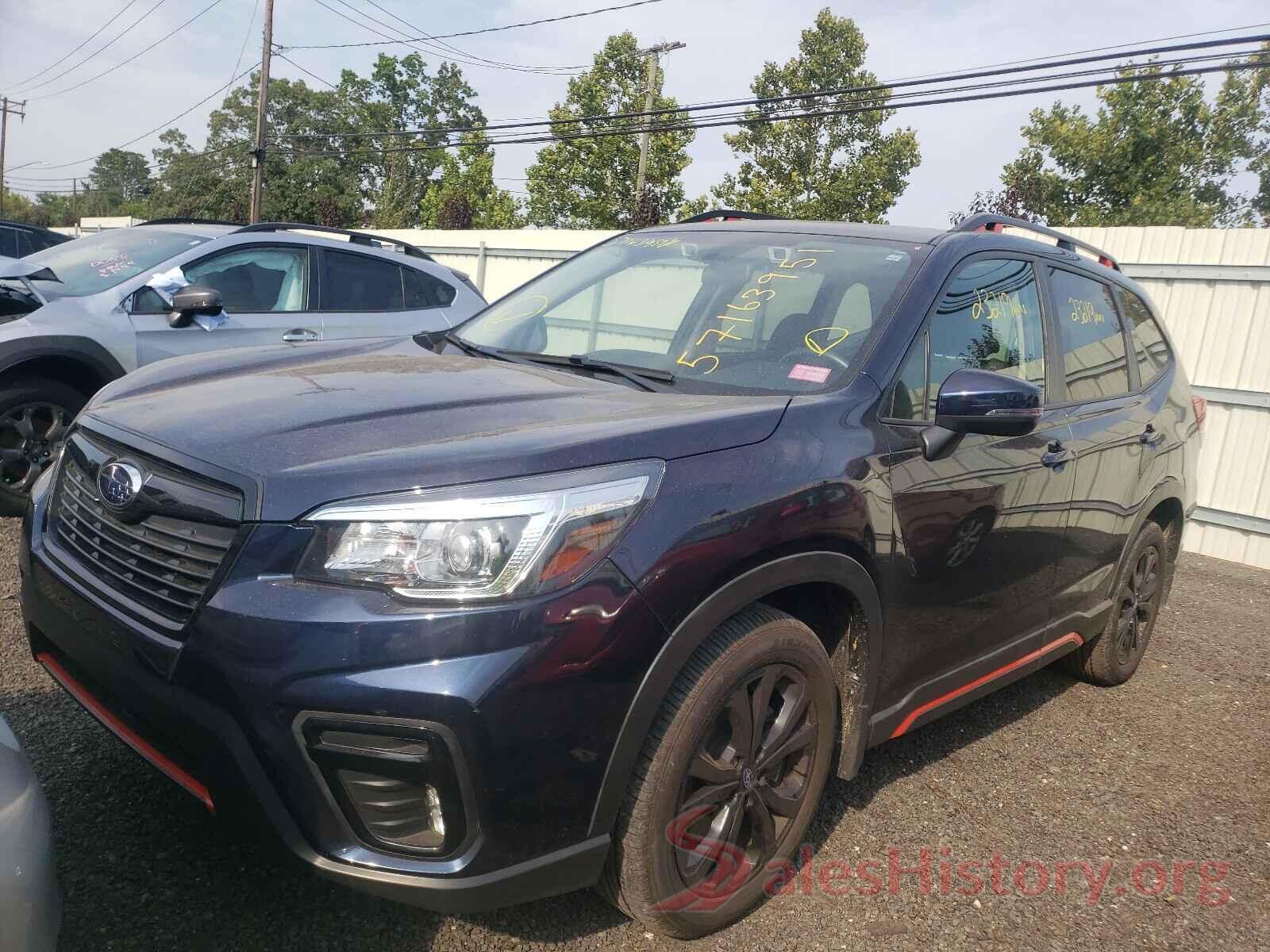 JF2SKAPC8KH403495 2019 SUBARU FORESTER