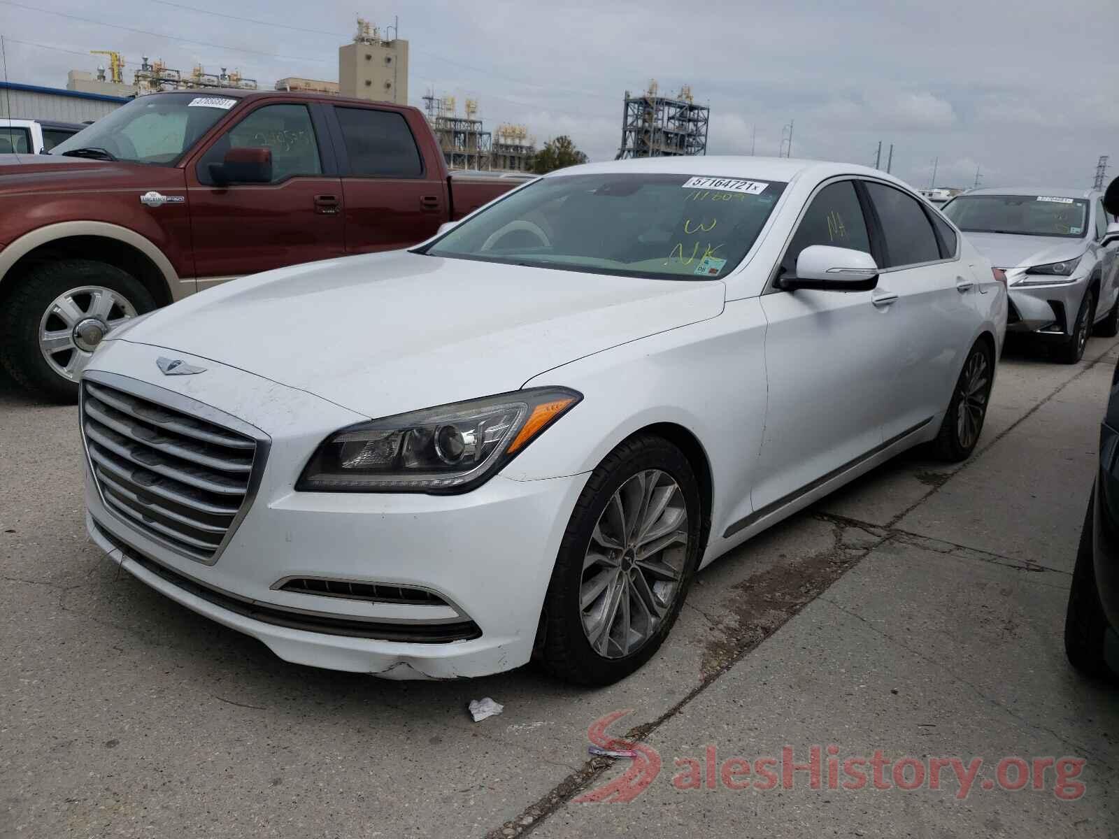 KMHGN4JE0GU111809 2016 HYUNDAI GENESIS