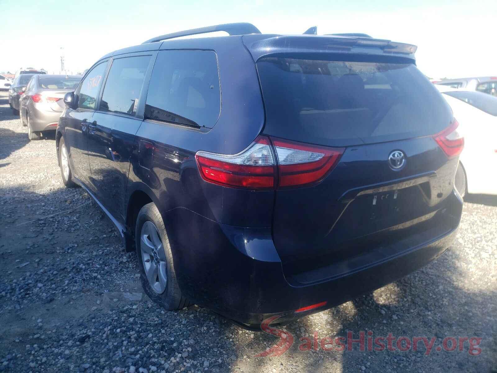 5TDKZ3DC2JS908940 2018 TOYOTA SIENNA