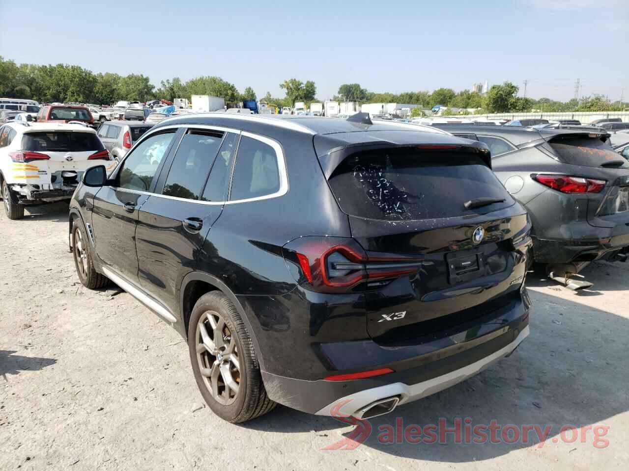 5UX53DP08N9L88705 2022 BMW X3