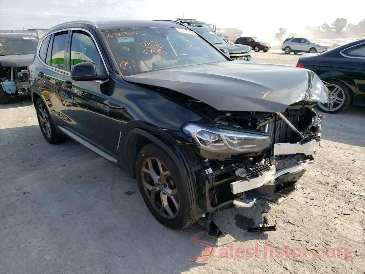 5UX53DP08N9L88705 2022 BMW X3