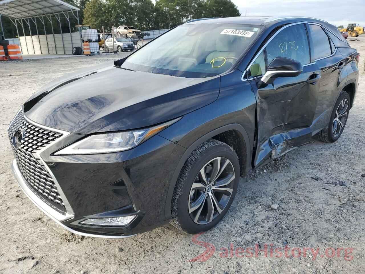 2T2HZMAA8NC245807 2022 LEXUS RX350