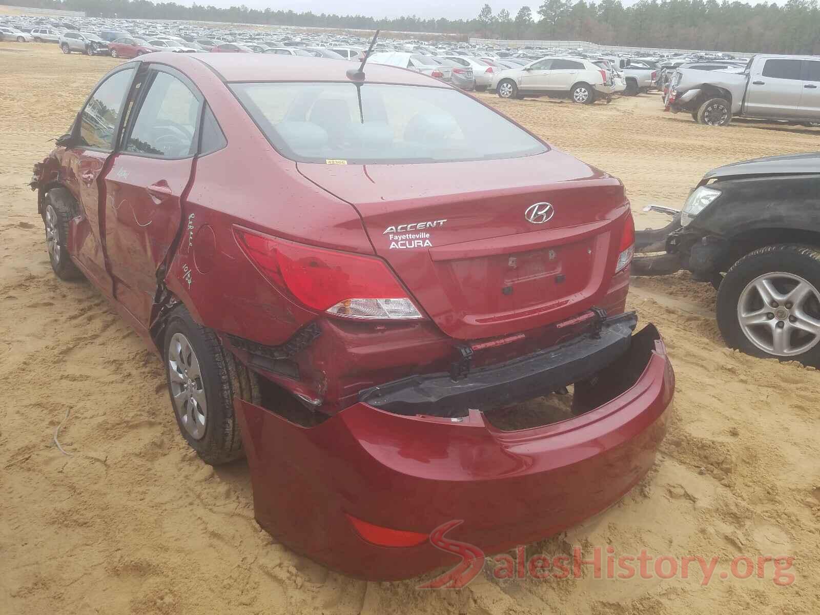 KMHCT4AE3HU391604 2017 HYUNDAI ACCENT