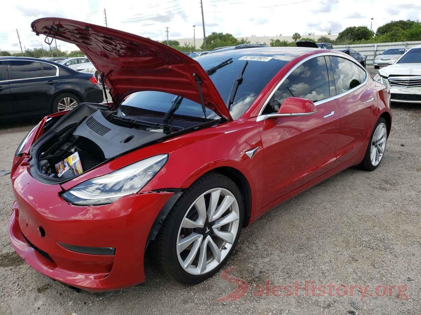 5YJ3E1EB1JF146117 2018 TESLA MODEL 3