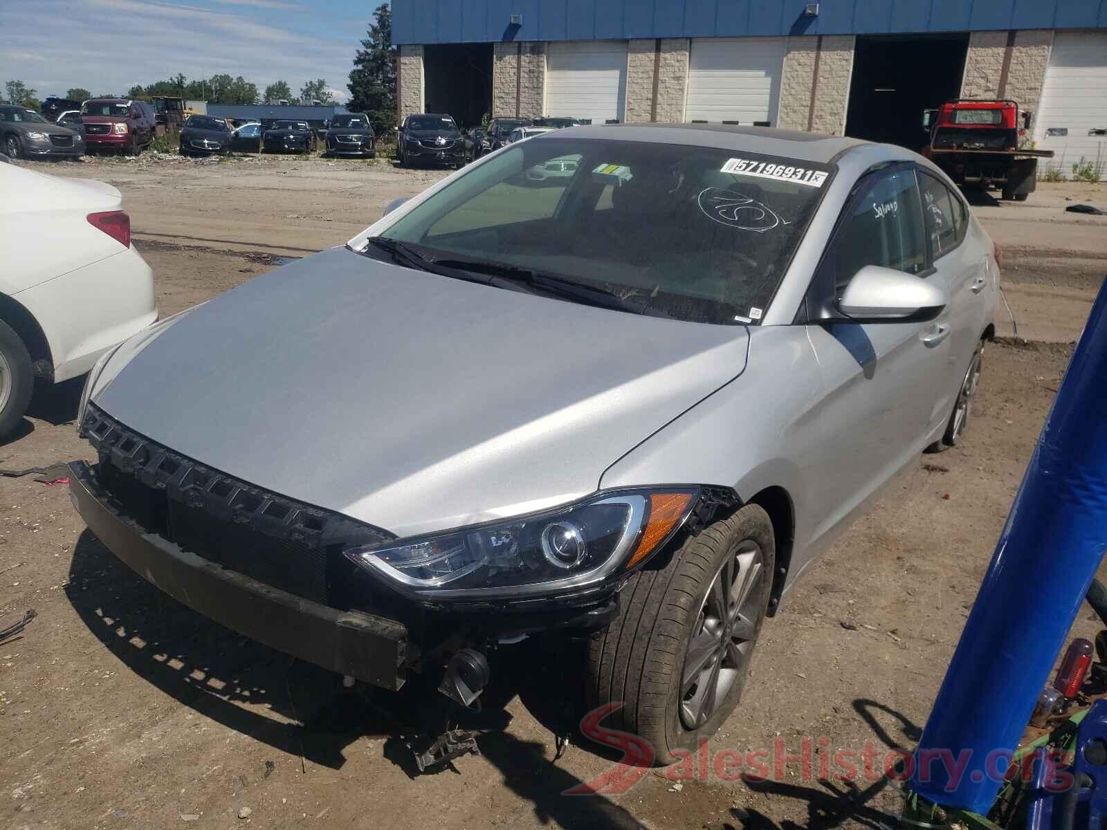 5NPD84LF5JH291701 2018 HYUNDAI ELANTRA