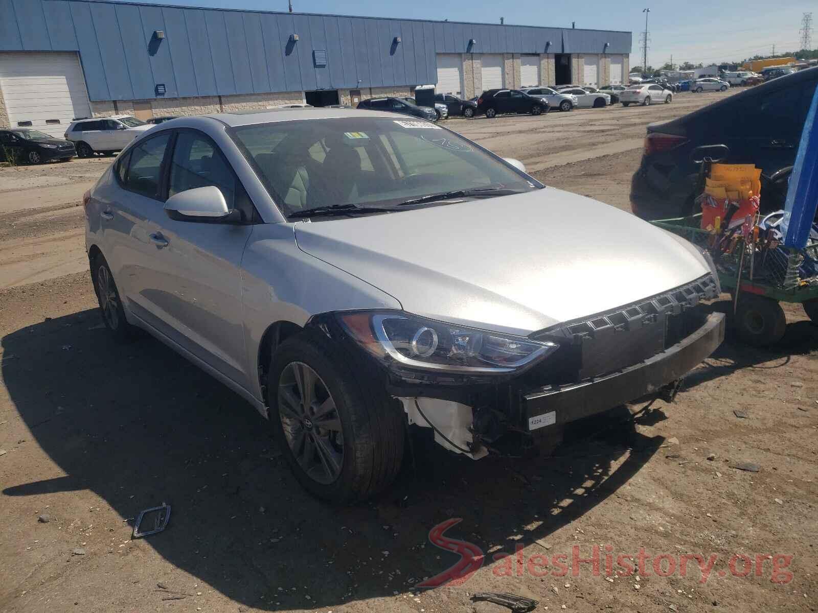 5NPD84LF5JH291701 2018 HYUNDAI ELANTRA