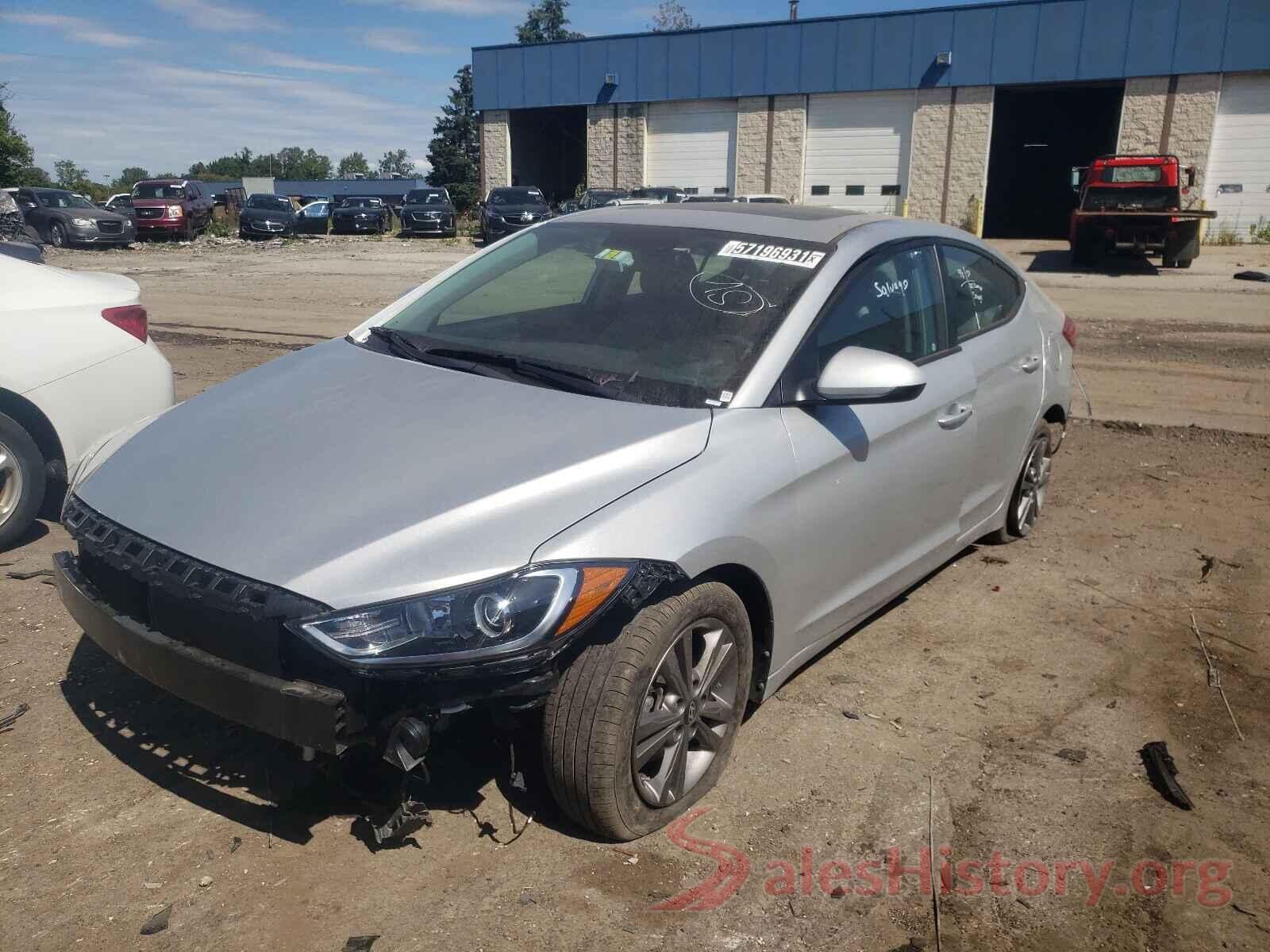 5NPD84LF5JH291701 2018 HYUNDAI ELANTRA