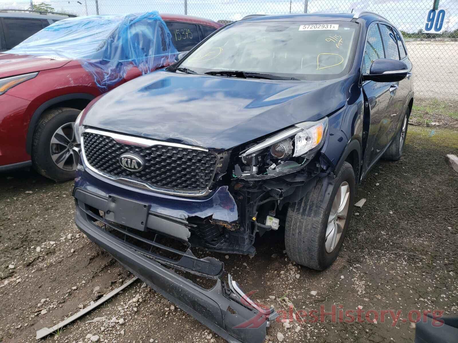 5XYPGDA56HG189240 2017 KIA SORENTO