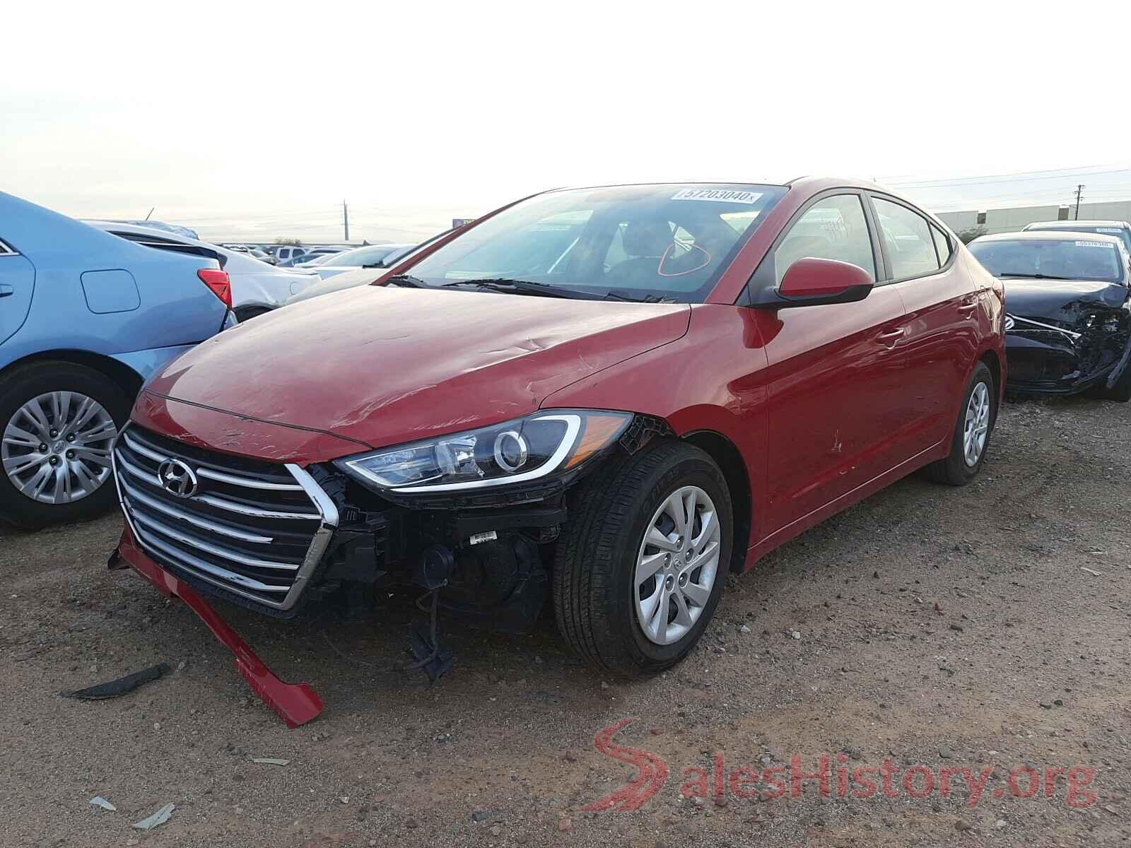 5NPD74LF5HH201282 2017 HYUNDAI ELANTRA