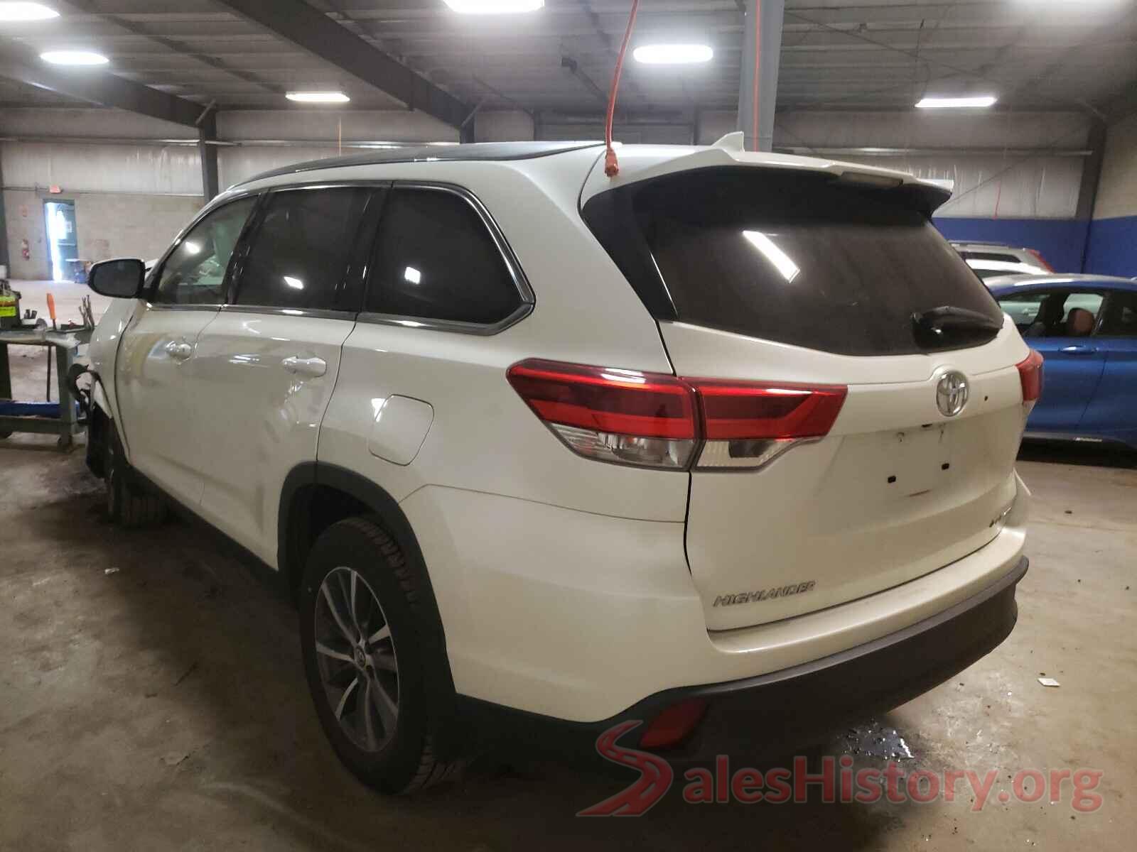 5TDJZRFH9KS608109 2019 TOYOTA HIGHLANDER