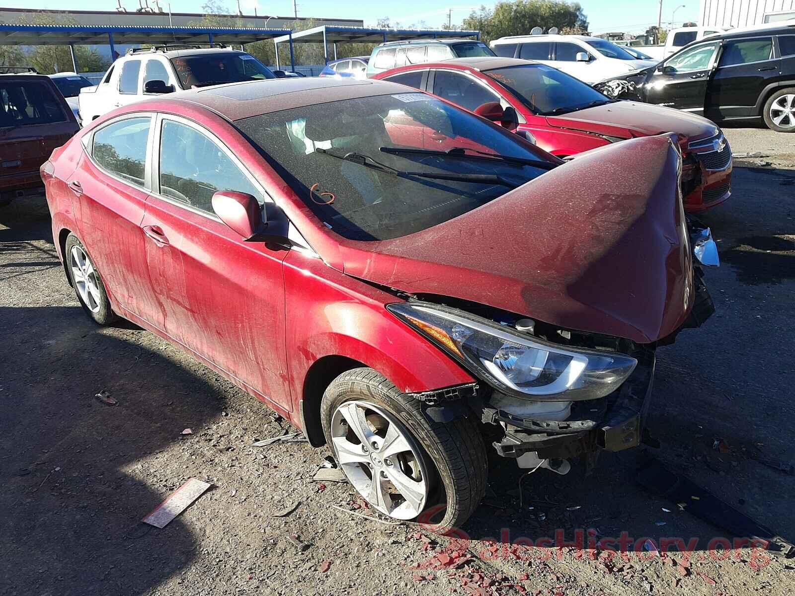 5NPDH4AE8GH679766 2016 HYUNDAI ELANTRA