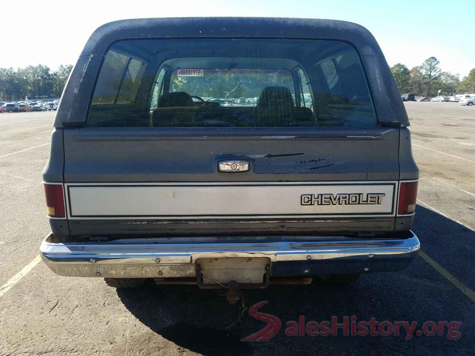 1G8EK18H3GF158429 1986 CHEVROLET BLAZER