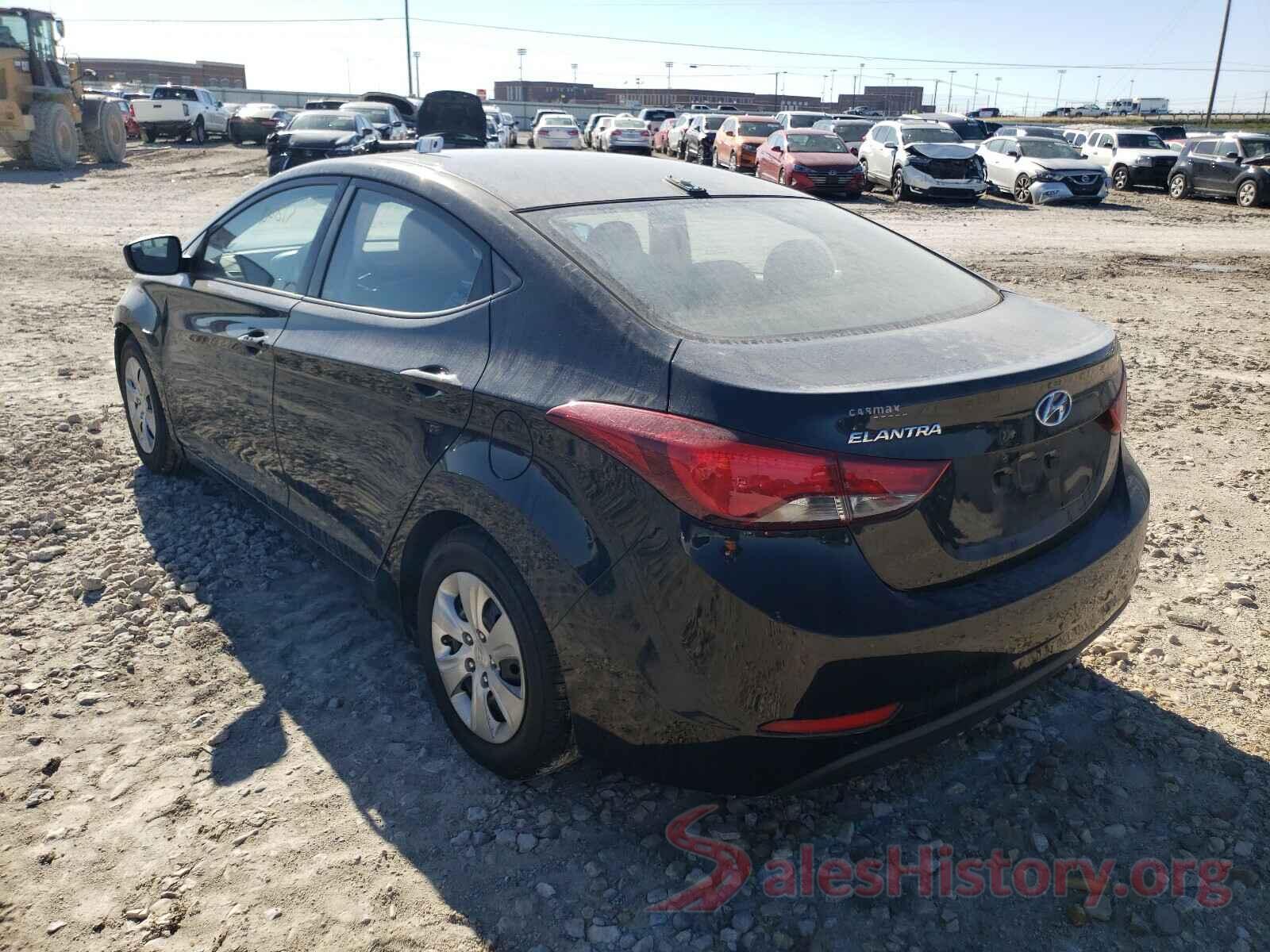 5NPDH4AE2GH707657 2016 HYUNDAI ELANTRA