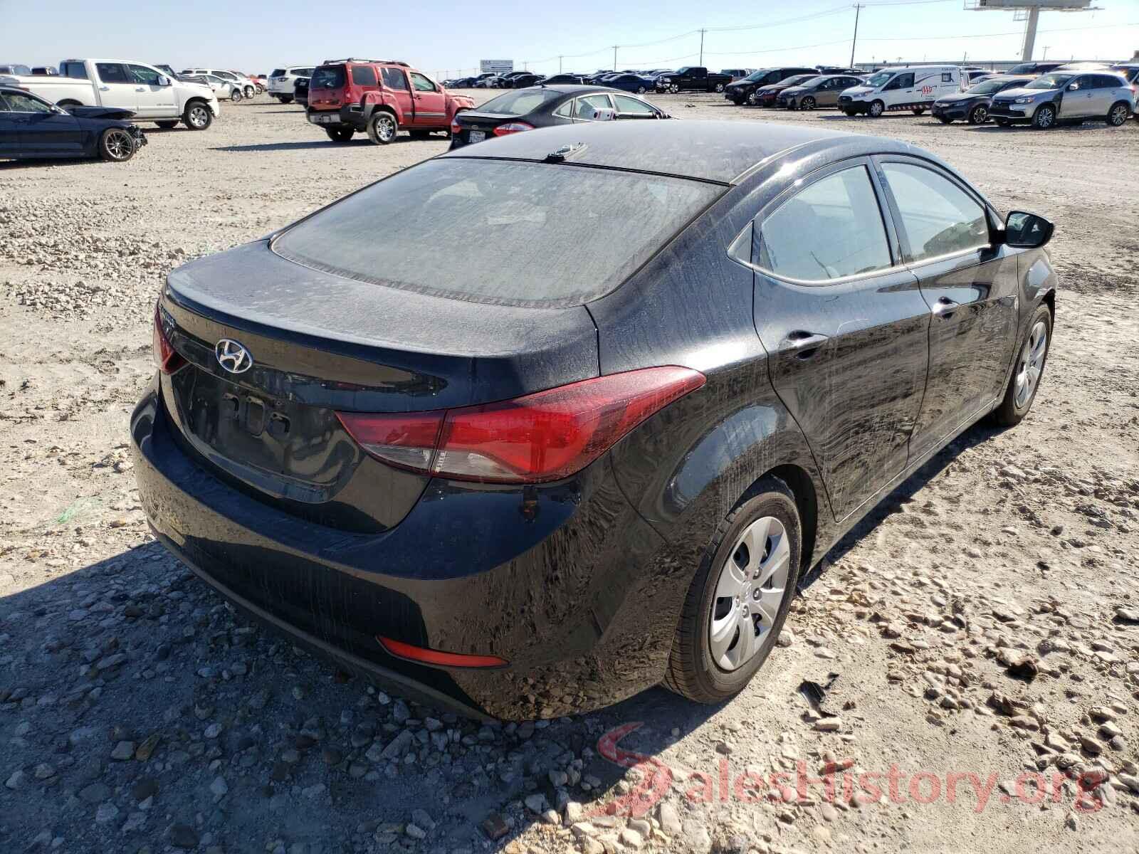 5NPDH4AE2GH707657 2016 HYUNDAI ELANTRA