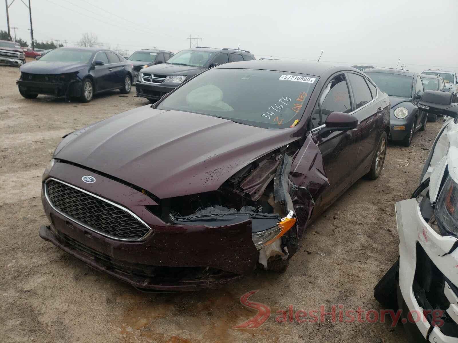 3FA6P0HD9HR347678 2017 FORD FUSION