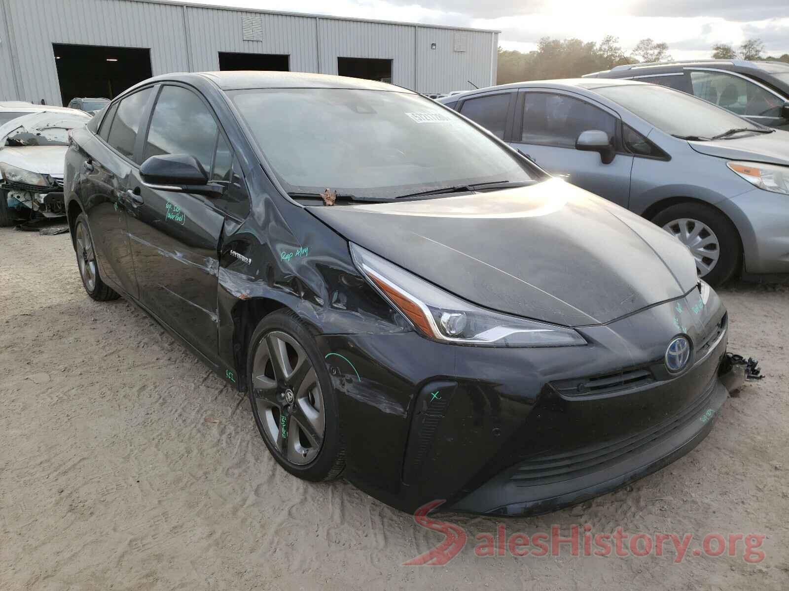 JTDKARFU1K3093813 2019 TOYOTA PRIUS