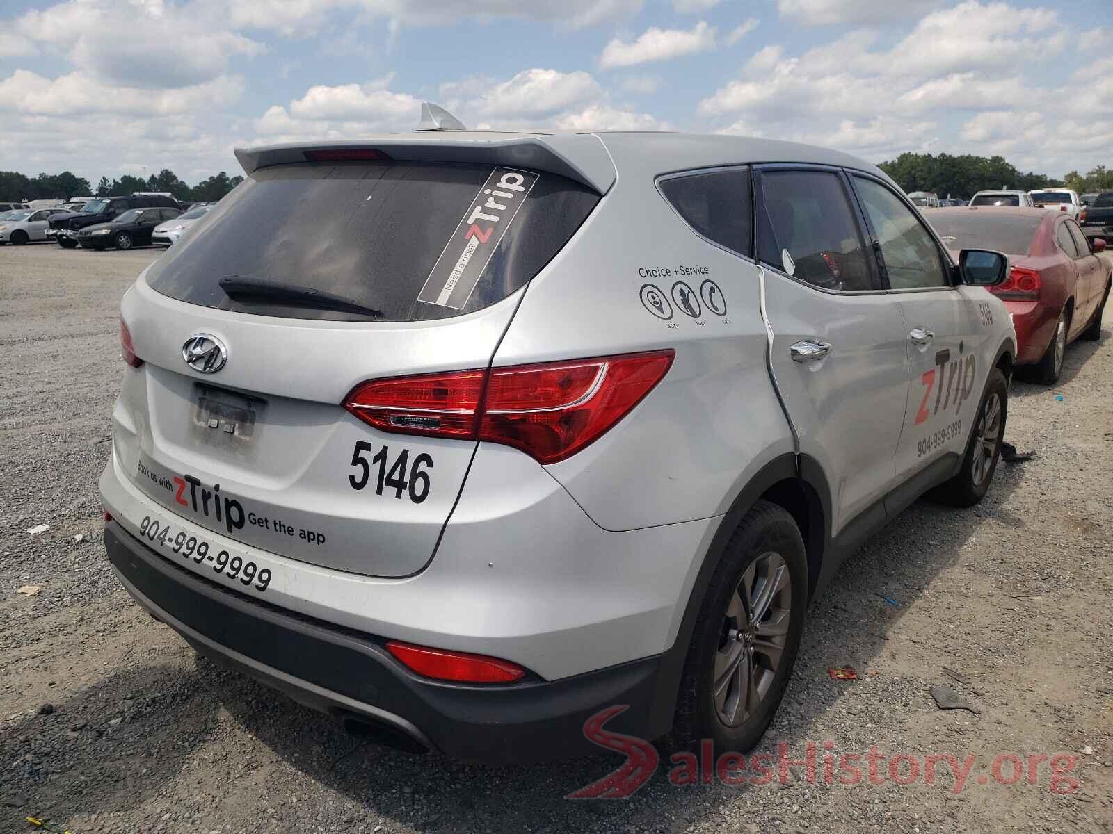 5XYZT3LBXGG340225 2016 HYUNDAI SANTA FE