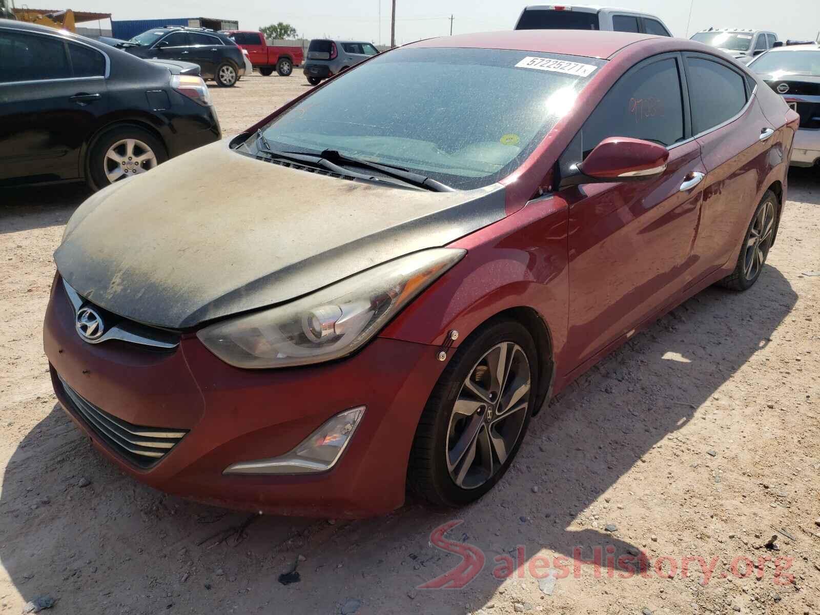 5NPDH4AE0GH654067 2016 HYUNDAI ELANTRA