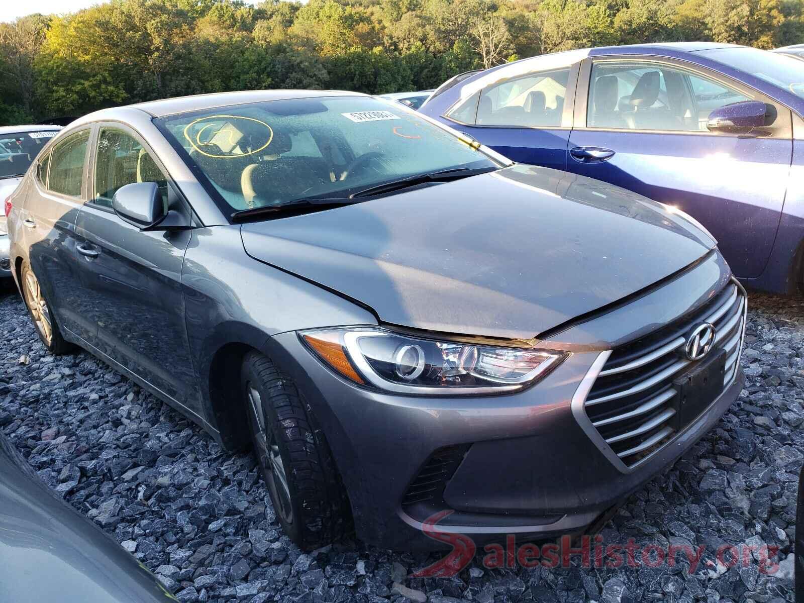 5NPD84LF8JH341281 2018 HYUNDAI ELANTRA