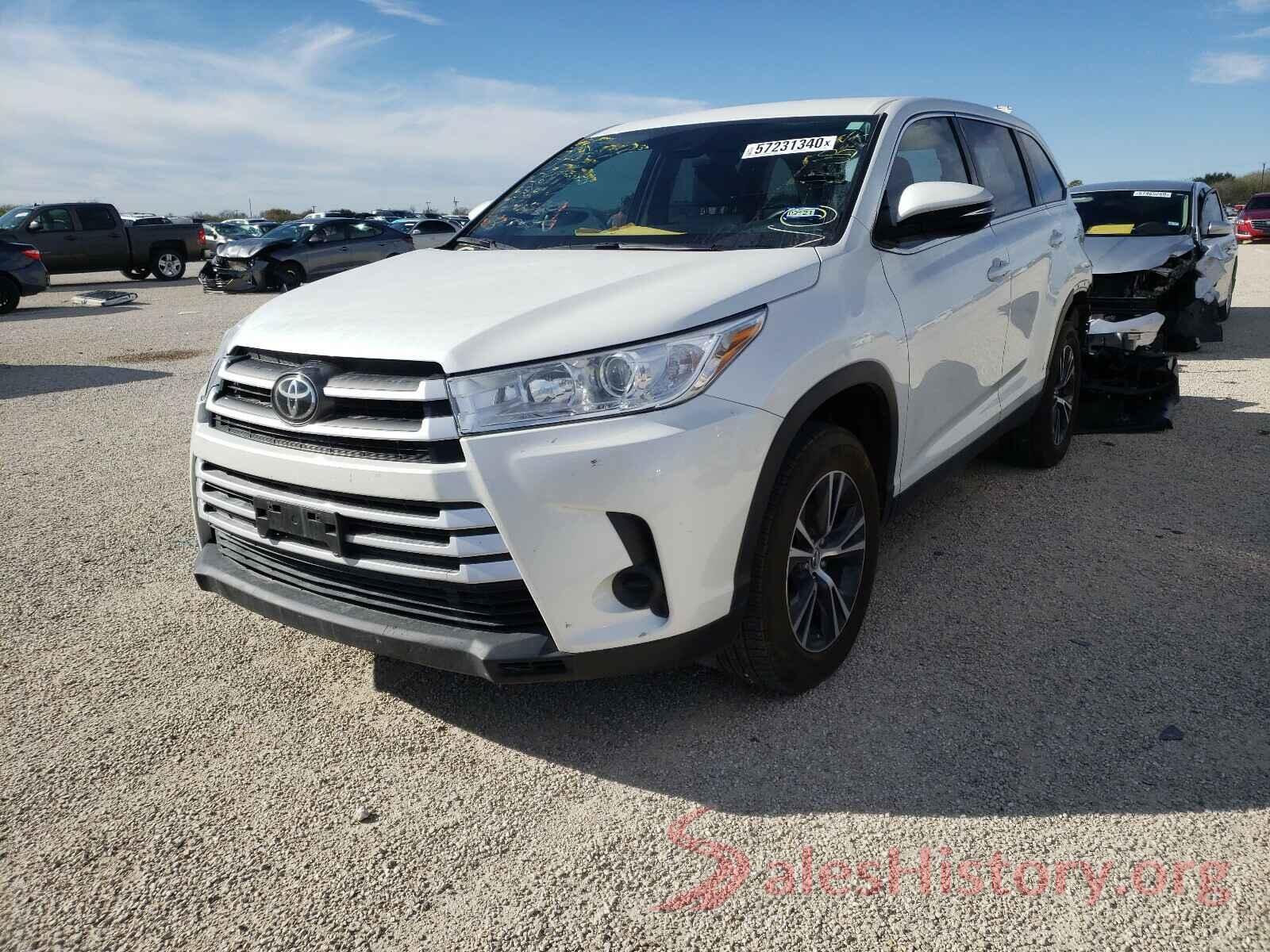 5TDZARFH0KS053707 2019 TOYOTA HIGHLANDER