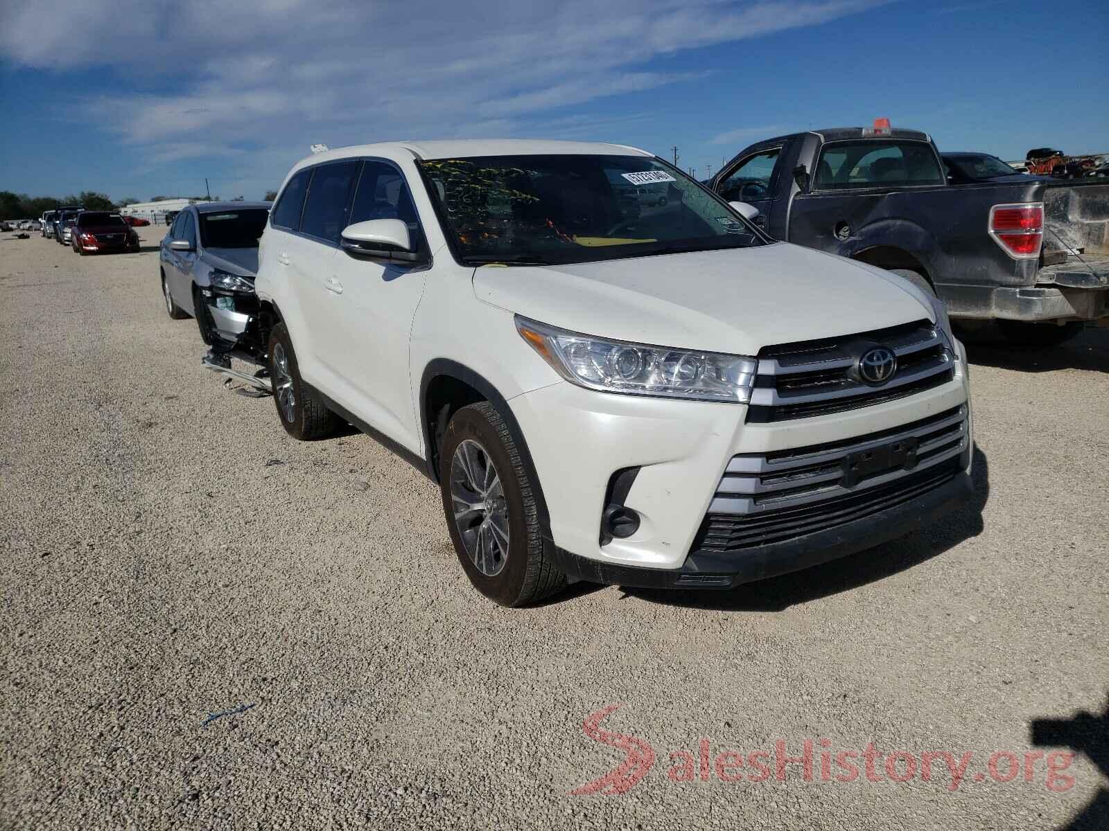 5TDZARFH0KS053707 2019 TOYOTA HIGHLANDER