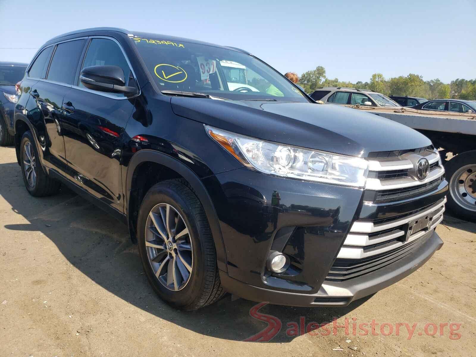 5TDJZRFH4JS553857 2018 TOYOTA HIGHLANDER