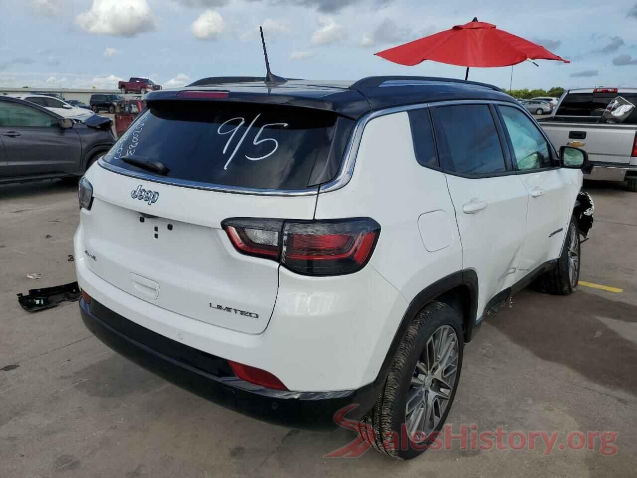 3C4NJDCB2NT142349 2022 JEEP COMPASS