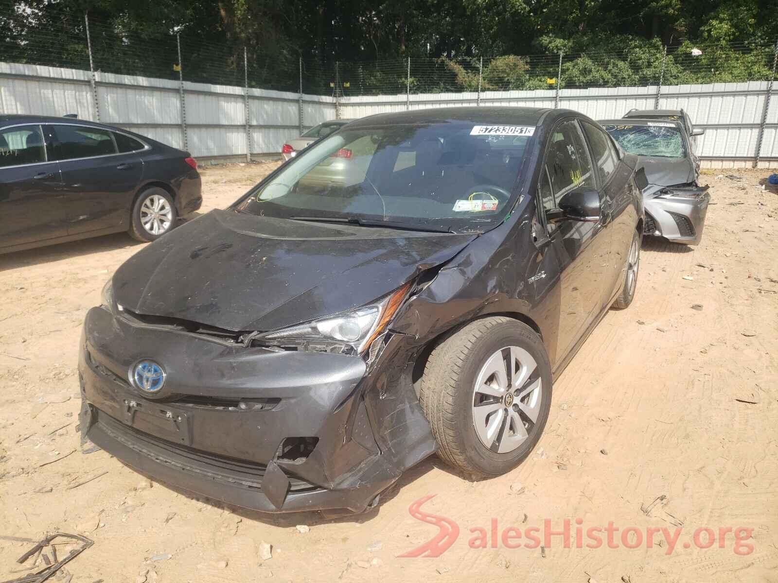 JTDKBRFU9J3064104 2018 TOYOTA PRIUS