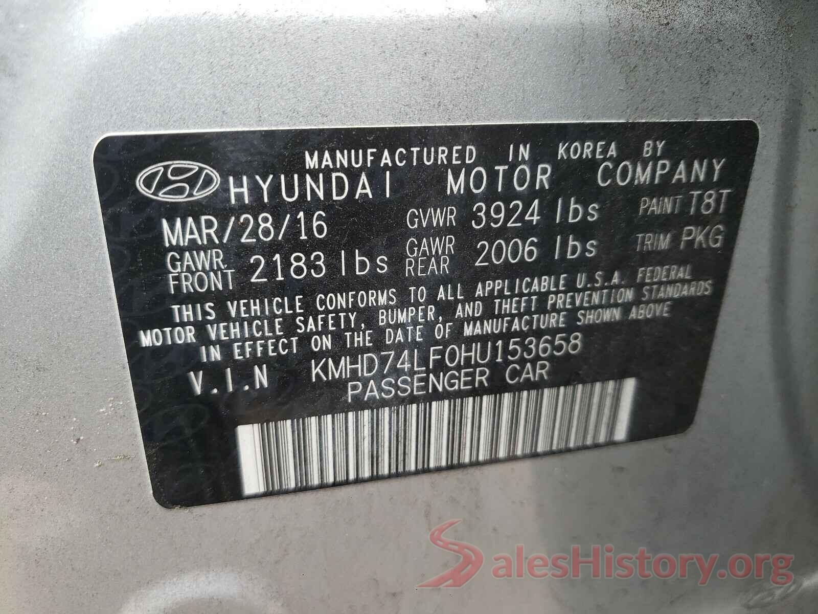 KMHD74LF0HU153658 2017 HYUNDAI ELANTRA