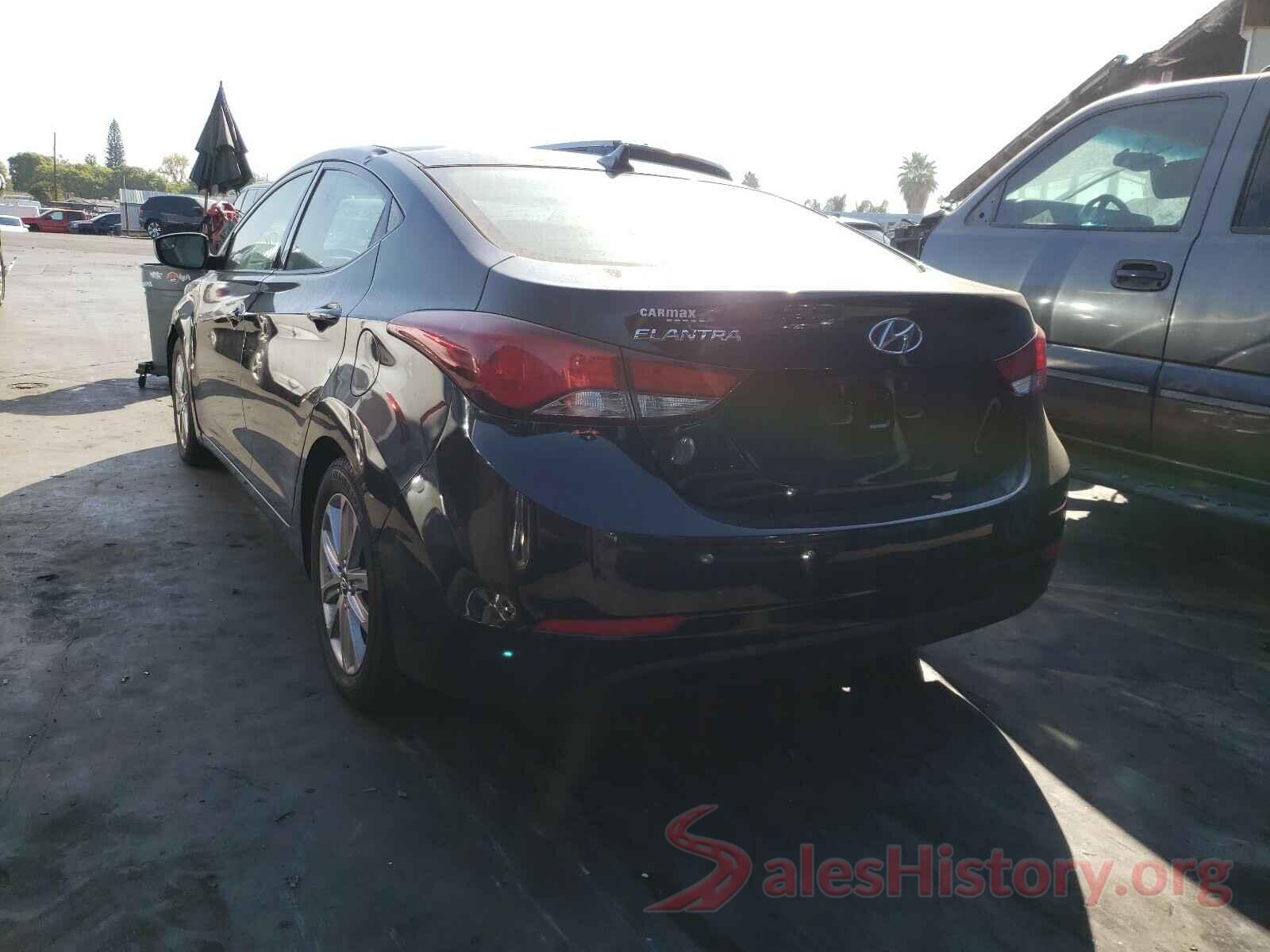 KMHDH4AE4GU490727 2016 HYUNDAI ELANTRA