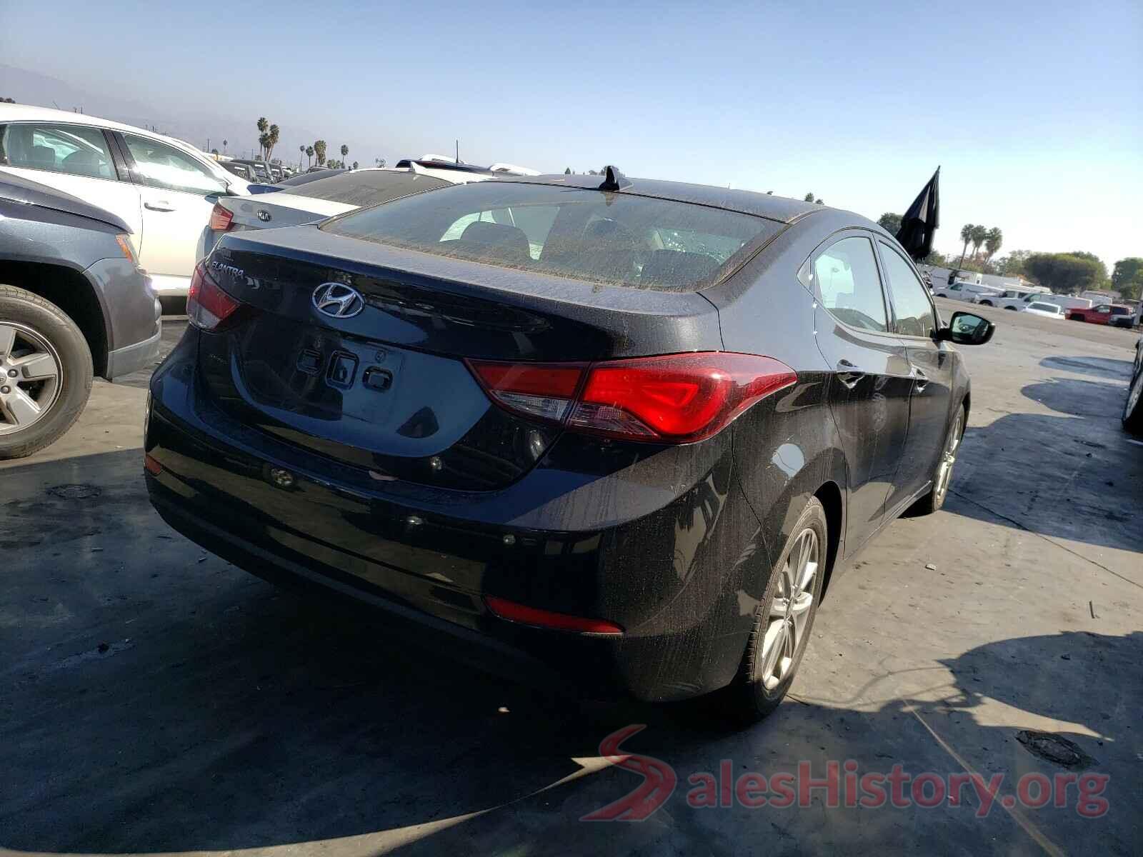 KMHDH4AE4GU490727 2016 HYUNDAI ELANTRA