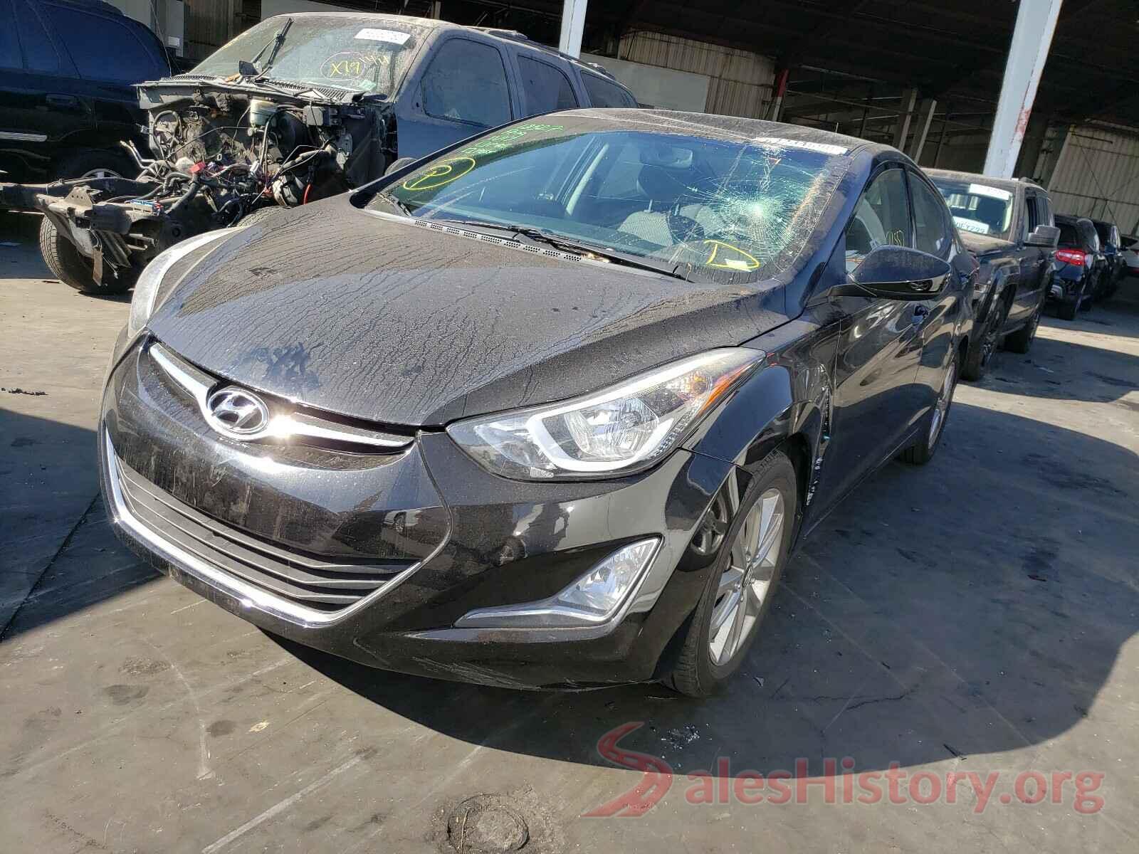 KMHDH4AE4GU490727 2016 HYUNDAI ELANTRA