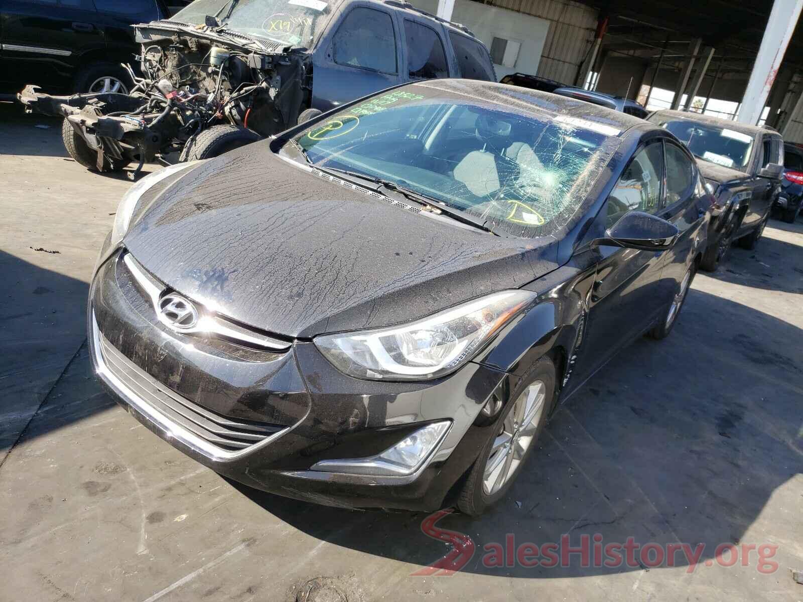 KMHDH4AE4GU490727 2016 HYUNDAI ELANTRA