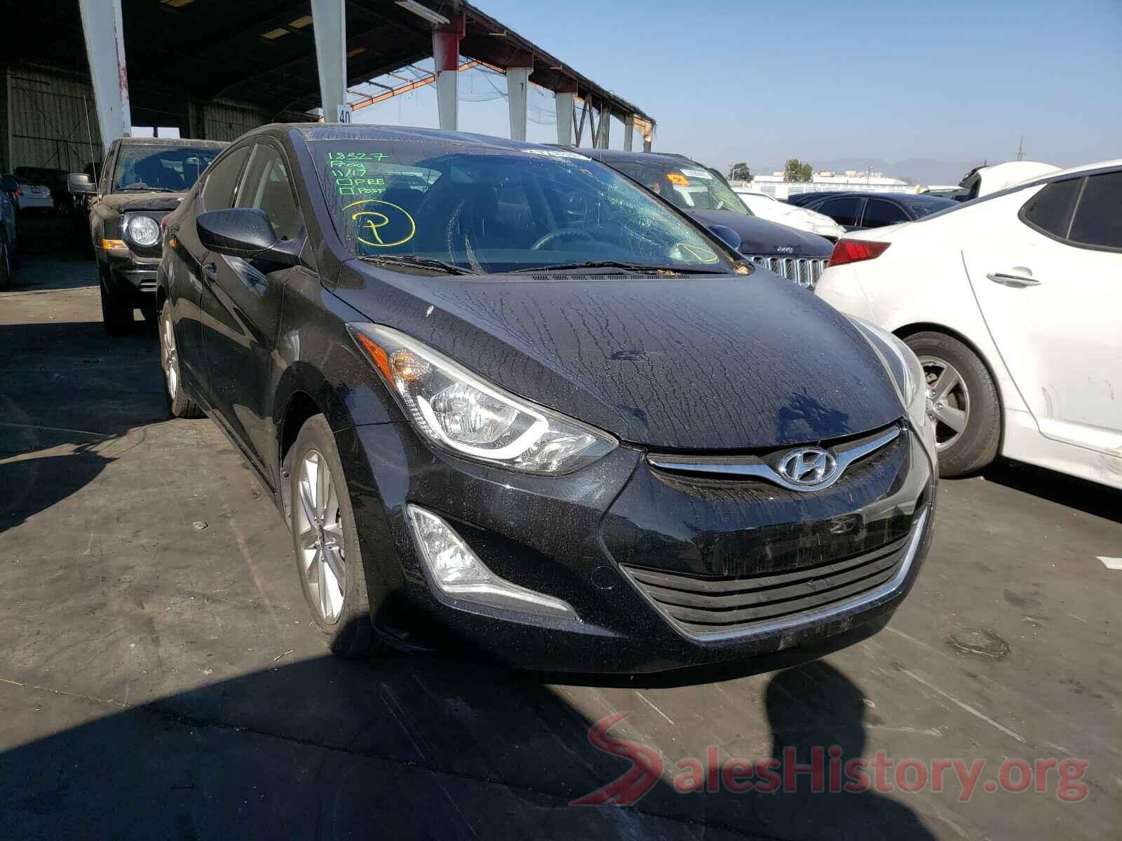 KMHDH4AE4GU490727 2016 HYUNDAI ELANTRA