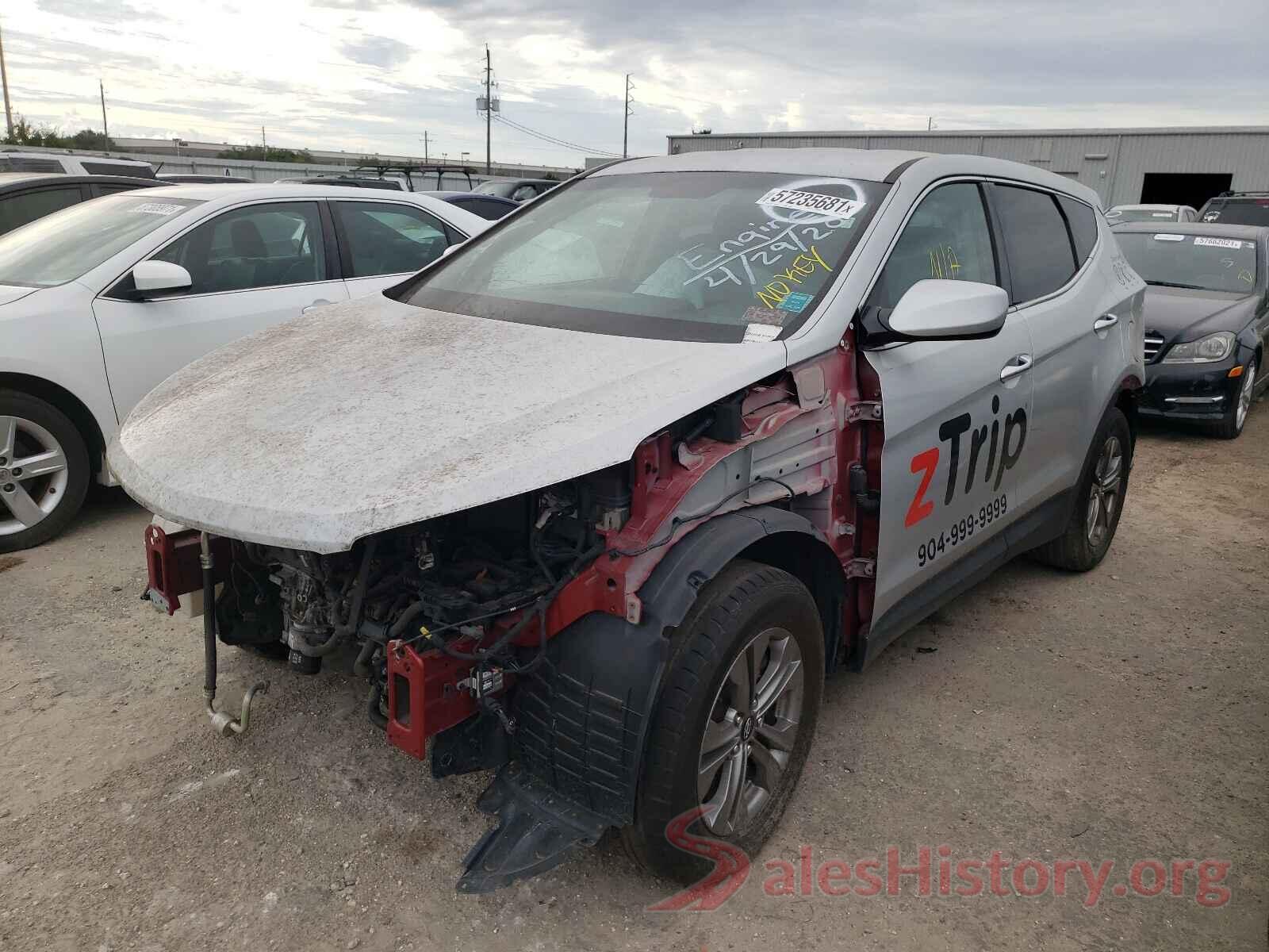 5XYZT3LB1GG318520 2016 HYUNDAI SANTA FE