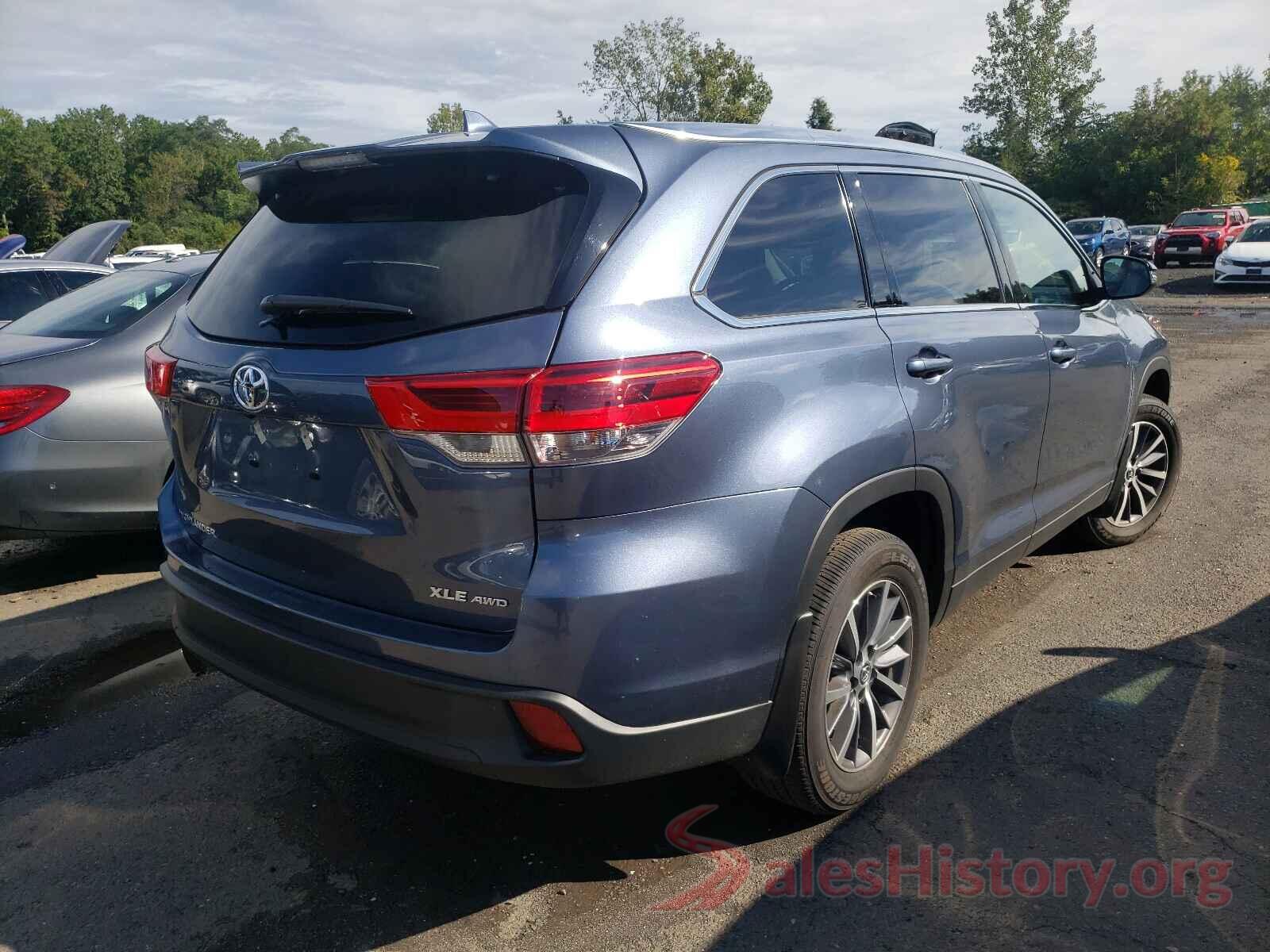 5TDJZRFH6KS724982 2019 TOYOTA HIGHLANDER