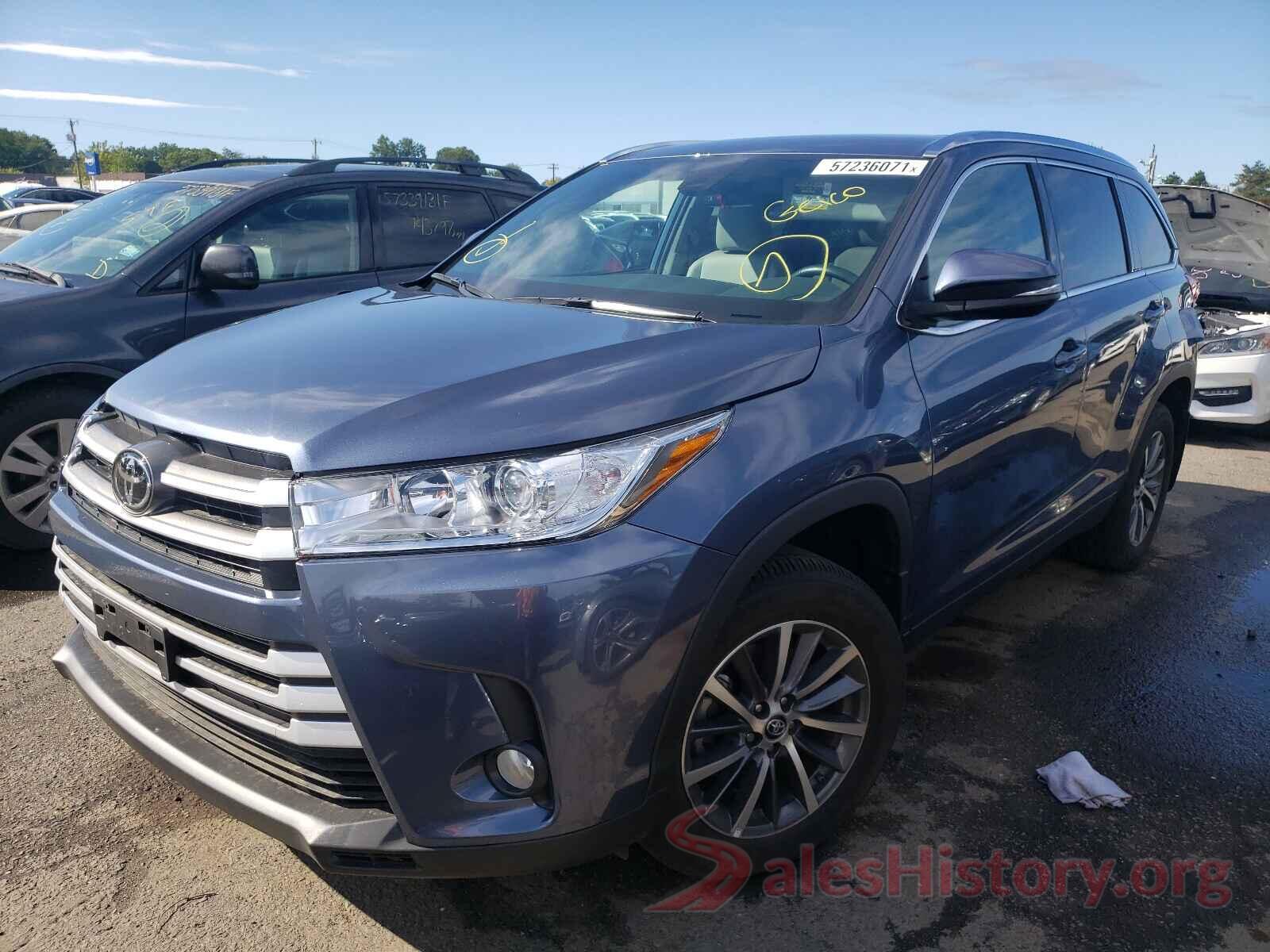 5TDJZRFH6KS724982 2019 TOYOTA HIGHLANDER