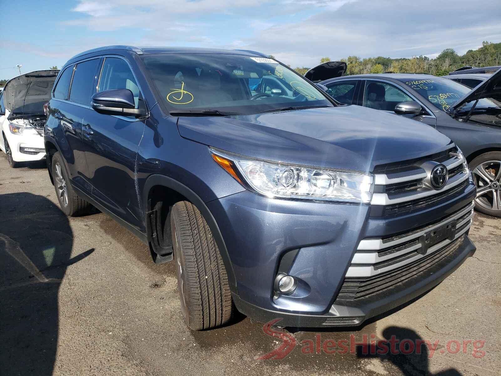 5TDJZRFH6KS724982 2019 TOYOTA HIGHLANDER