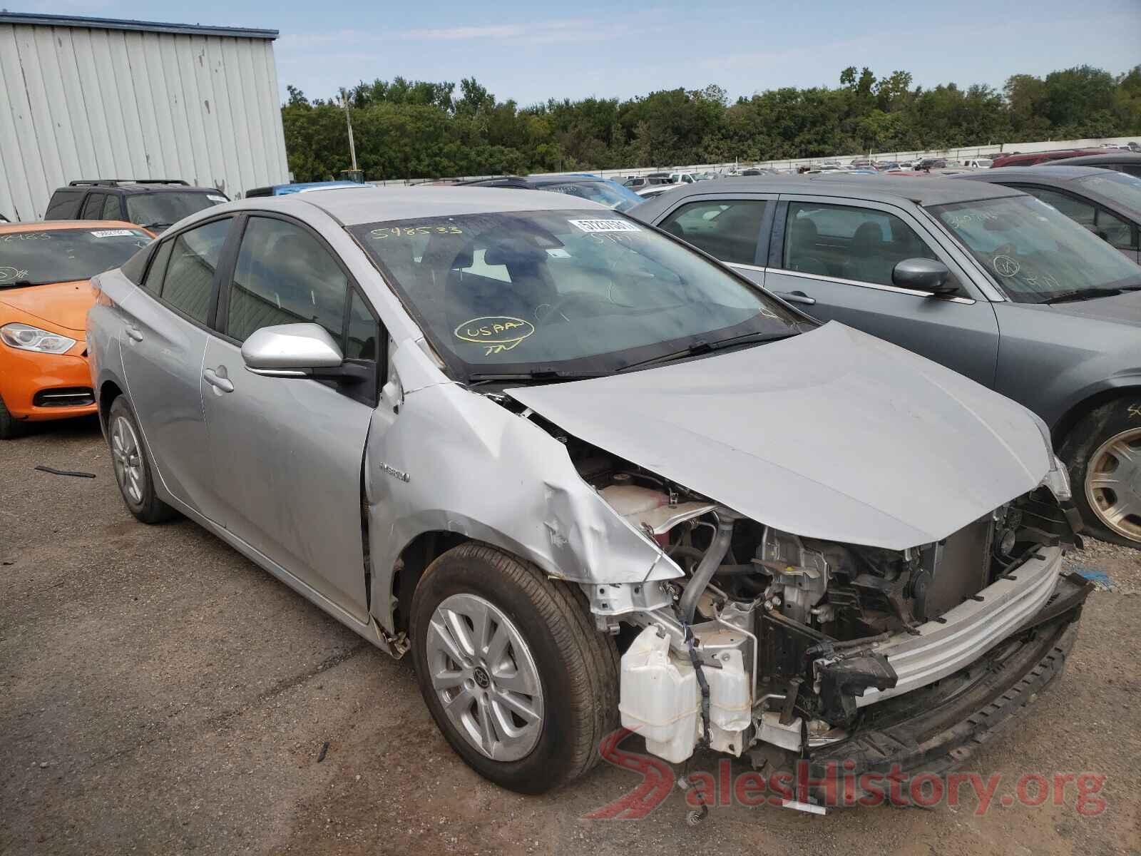 JTDKBRFU6H3548533 2017 TOYOTA PRIUS