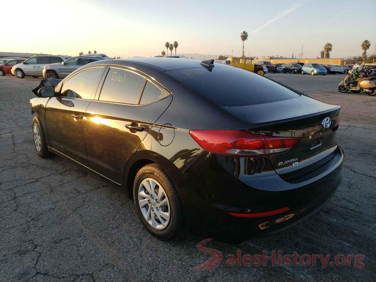 5NPD74LF8JH377474 2018 HYUNDAI ELANTRA