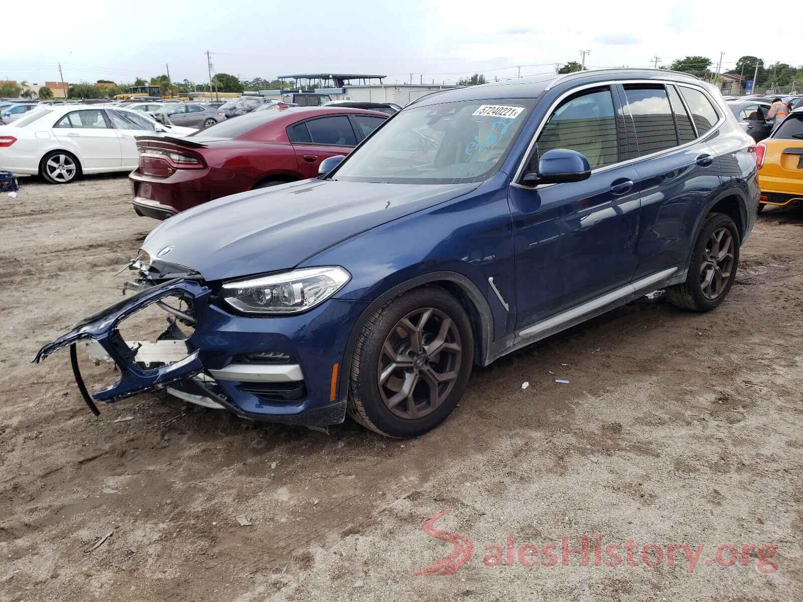 5UXTY3C06M9F20628 2021 BMW X3