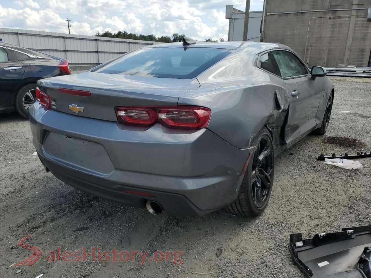 2021 CHEVROLET CAMARO VIN 1G1FB1RS6M0128949, rear 3/4 view