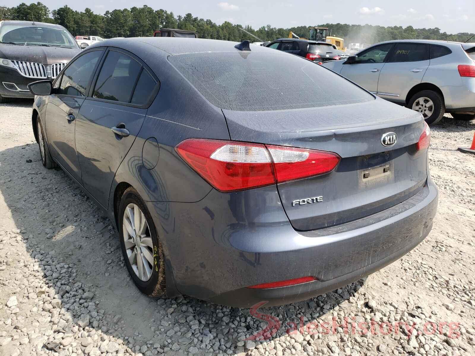 KNAFX4A61G5588744 2016 KIA FORTE