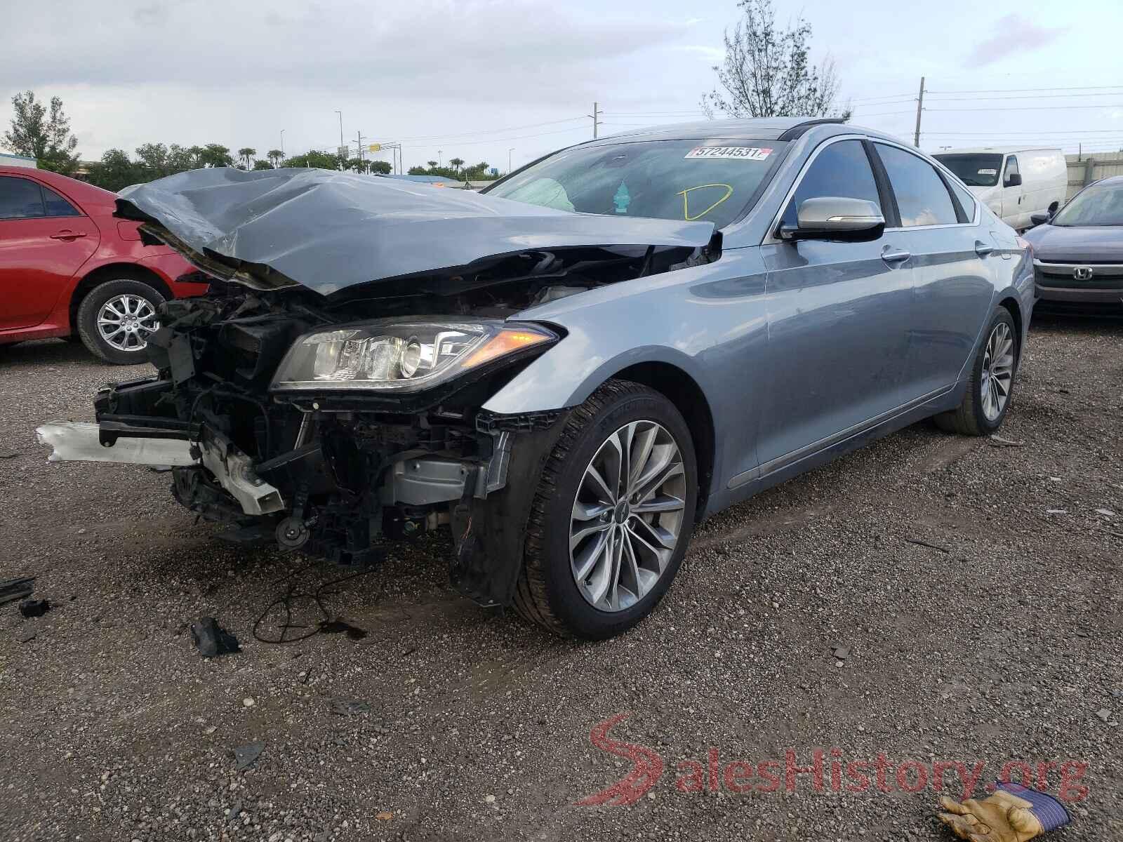 KMHGN4JE3GU132265 2016 HYUNDAI GENESIS