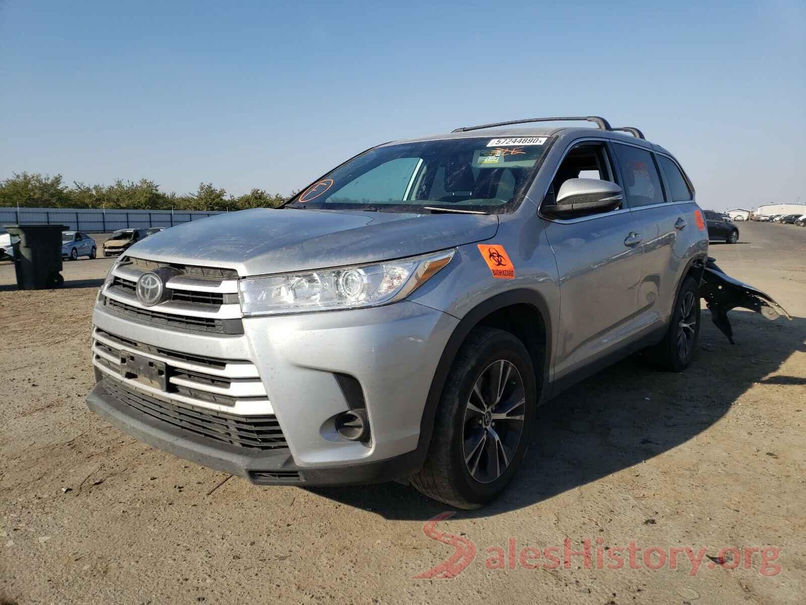 5TDZARFH6KS046910 2019 TOYOTA HIGHLANDER