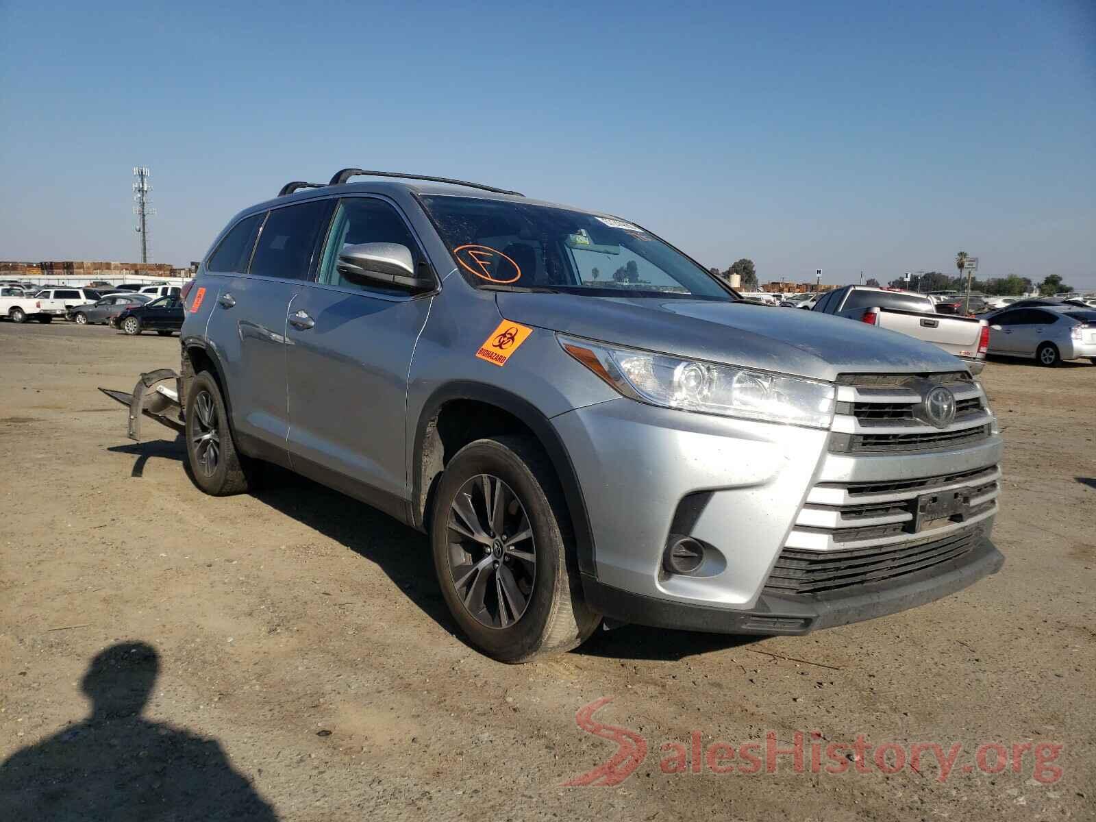 5TDZARFH6KS046910 2019 TOYOTA HIGHLANDER